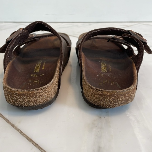 Birkenstock two-strap leather sandal - Picture 4 of 10